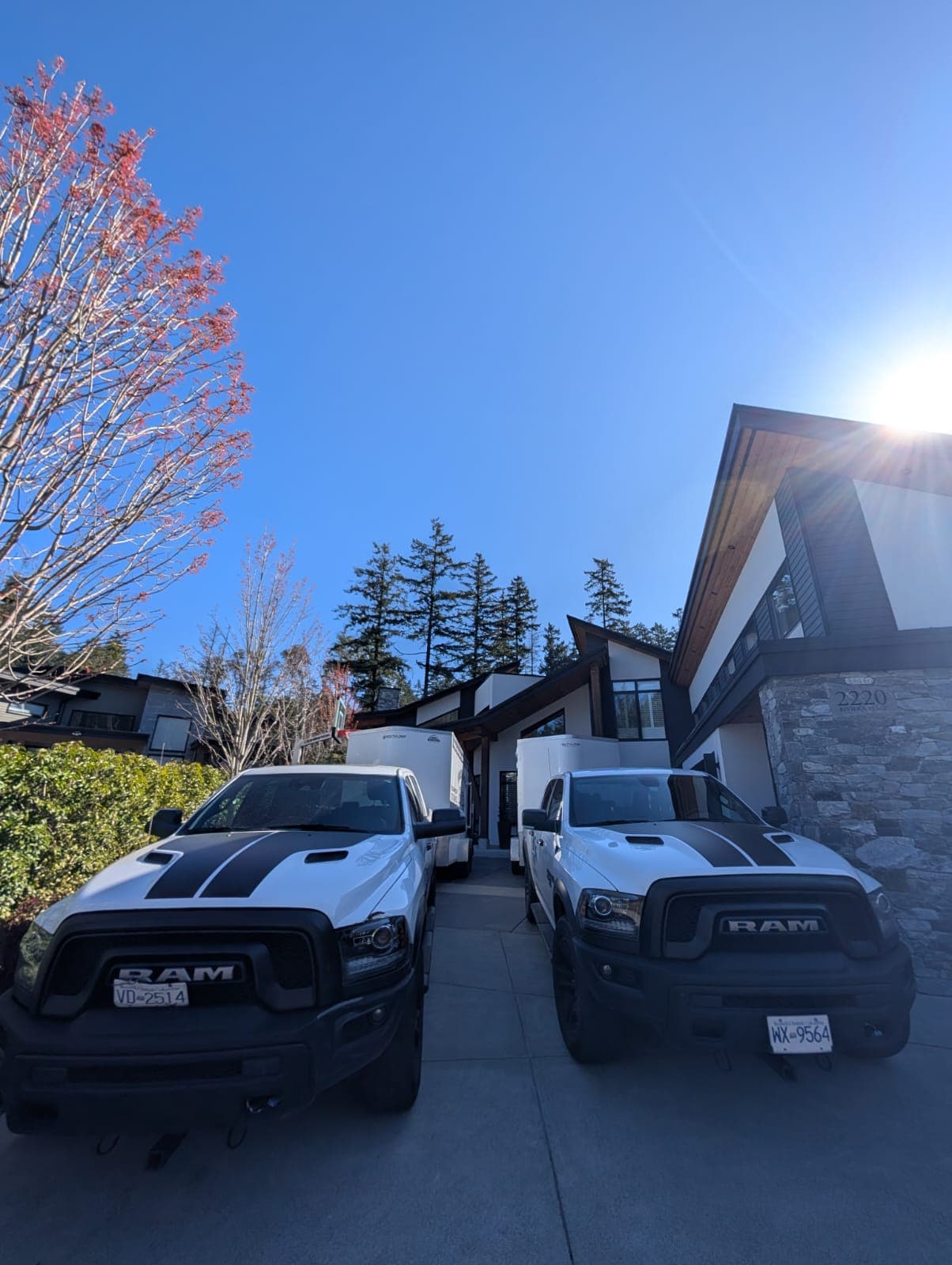 Two TrucknaGuy trucks on the job